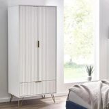 White Wardrobes with Drawers